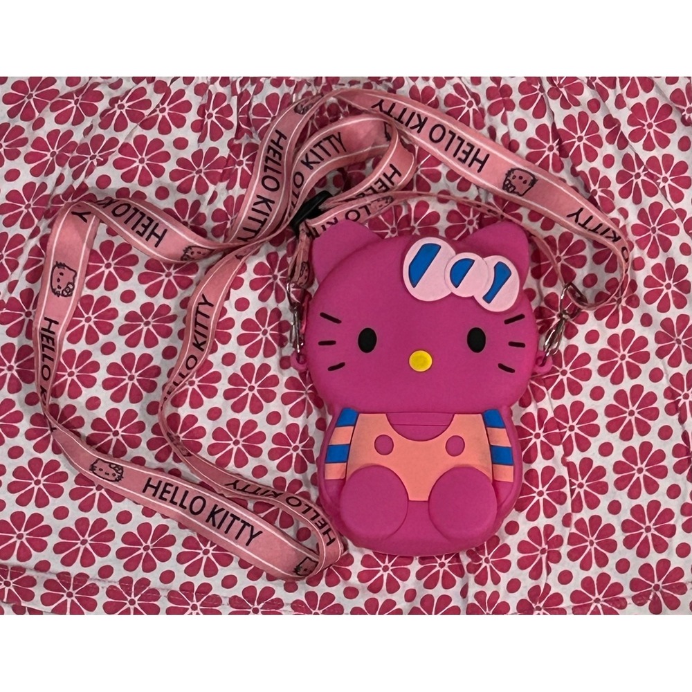 Hello Kitty Pink Crossbody Bag Kids Purse Cute Girl Kawaii‎ Fashion
